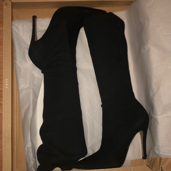 Zara stiletto heeled boots - Picture 4 of 7
